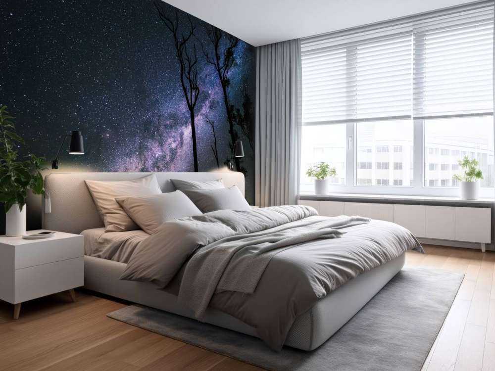 Stars between the trees