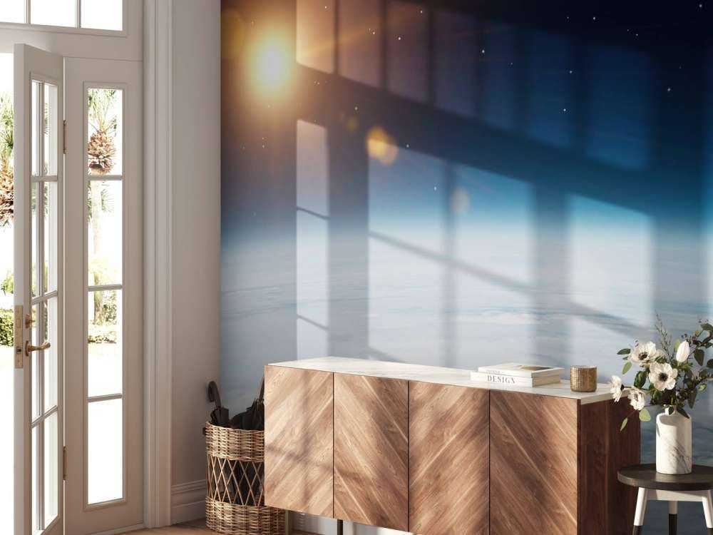 De aarde vanuit de ruimte