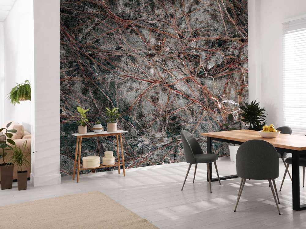 Grey marble with fine structure