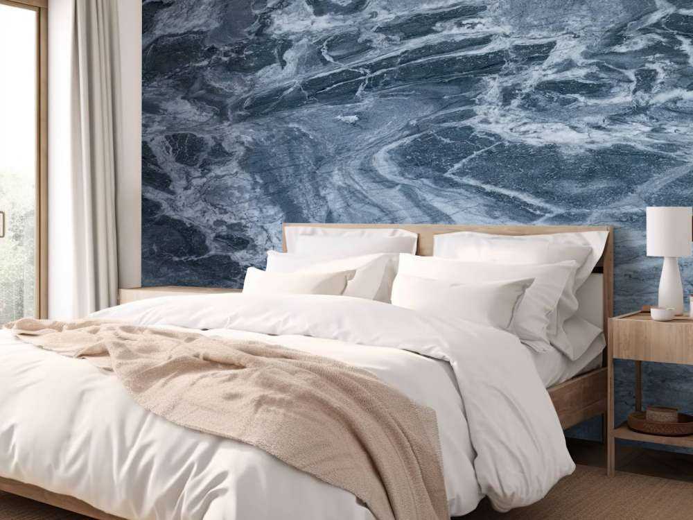 Marble with blue tone