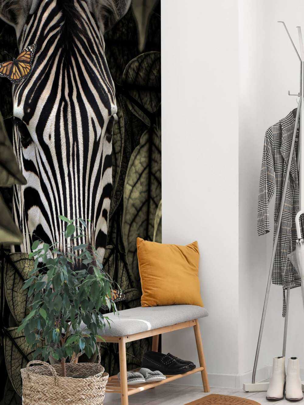 Jungle Zebra Portrait