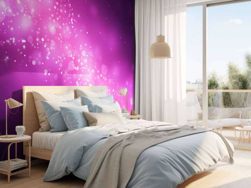 Pink glitter glitters