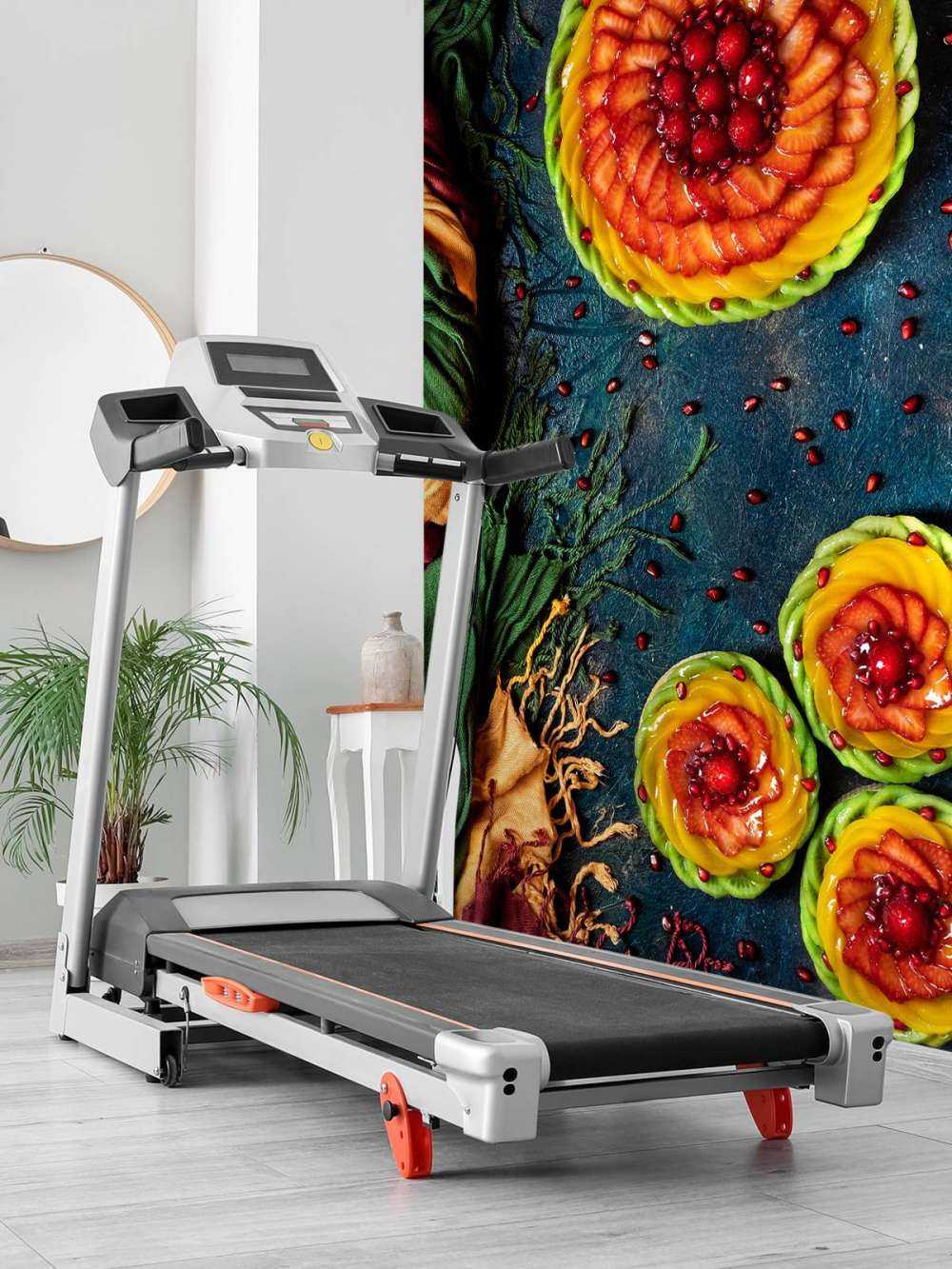 Colored fruit tart