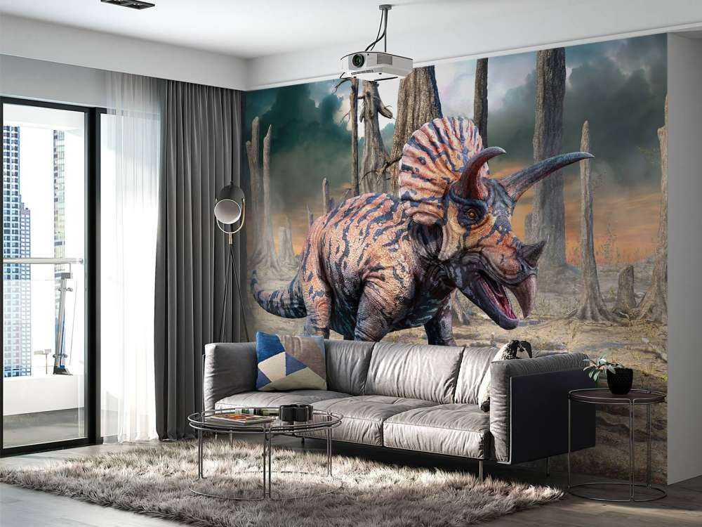 Torosaurus in a deserted area