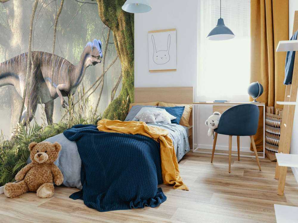 Dinosaurs in the forest