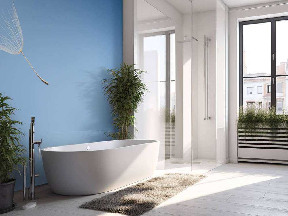 Flying dandelion fluff