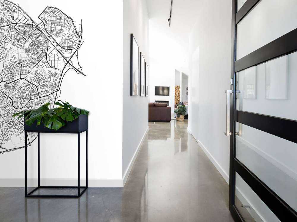 Plattegrond van Amersfoort, wit