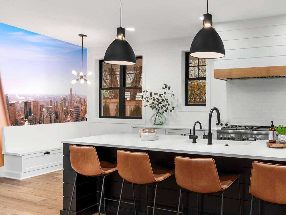 New York vanuit vliegtuig