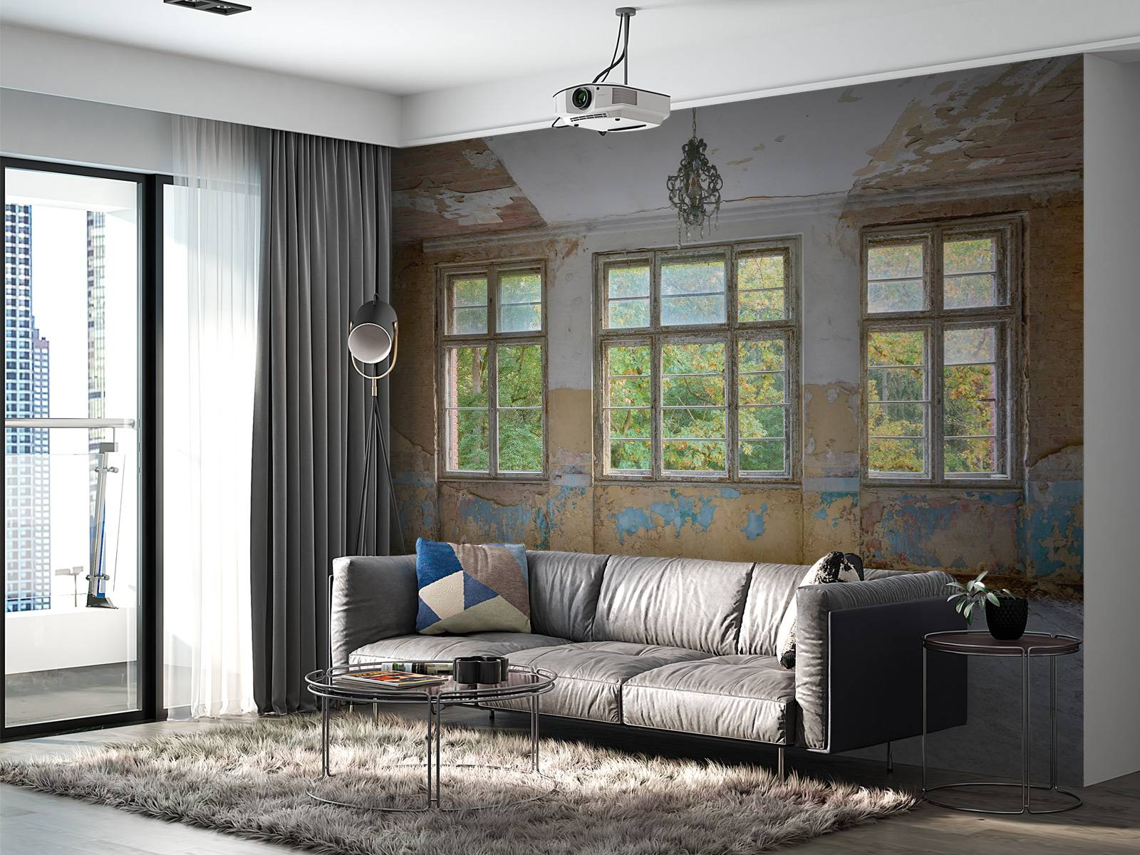Deserted room