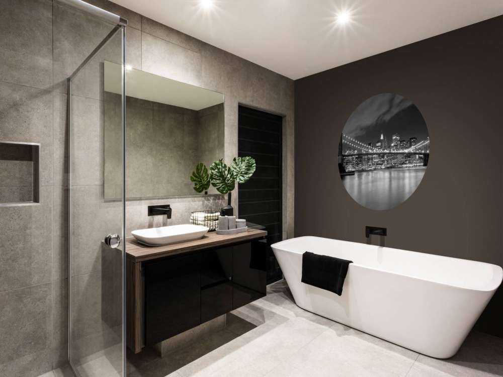 Brooklyn Bridge in zwart-wit