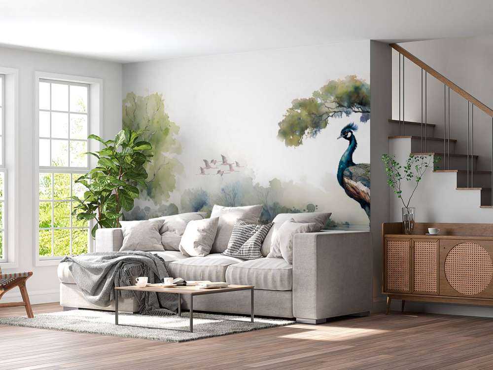 Peacock Paradise by the Water