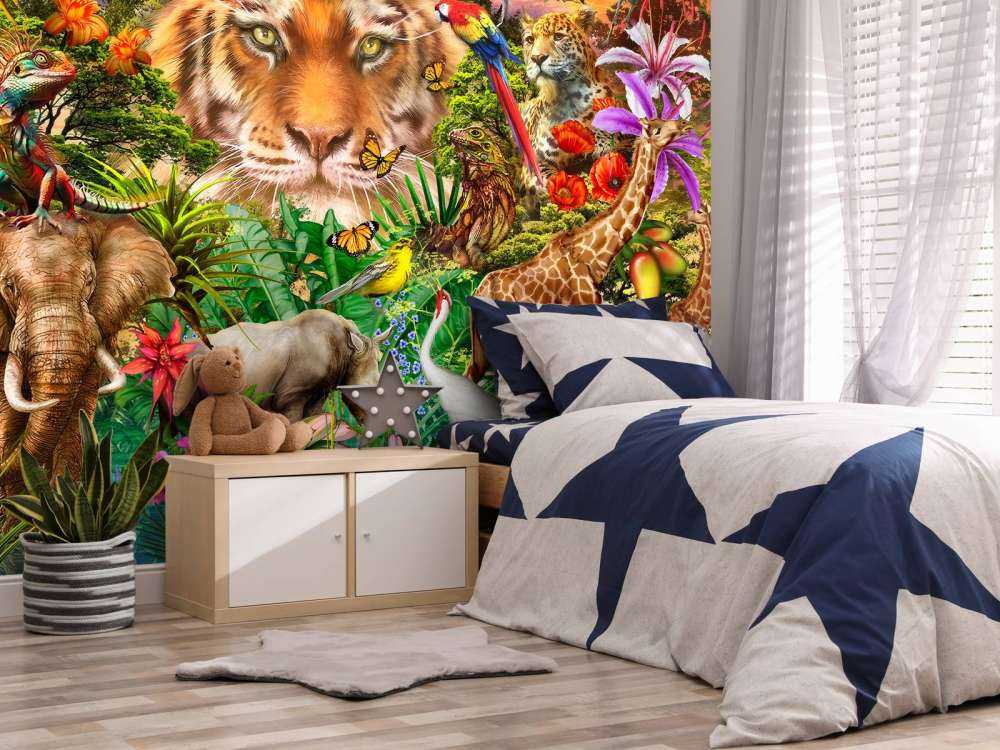 Tropical Jungle tiger