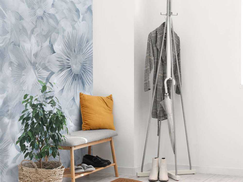 Botanical Watercolor Elegance Blue Moon