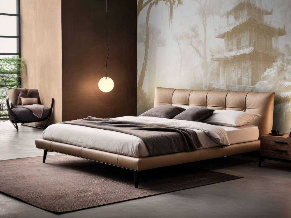 Hidden Hut in Misty Forest, taupe