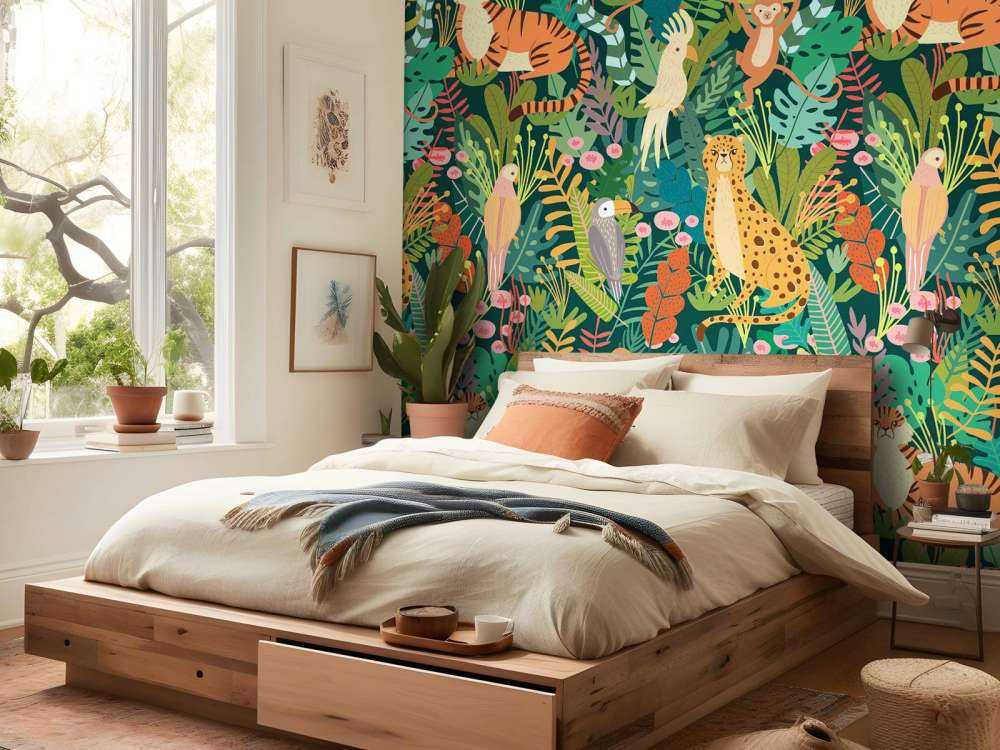 Colourful animals pattern