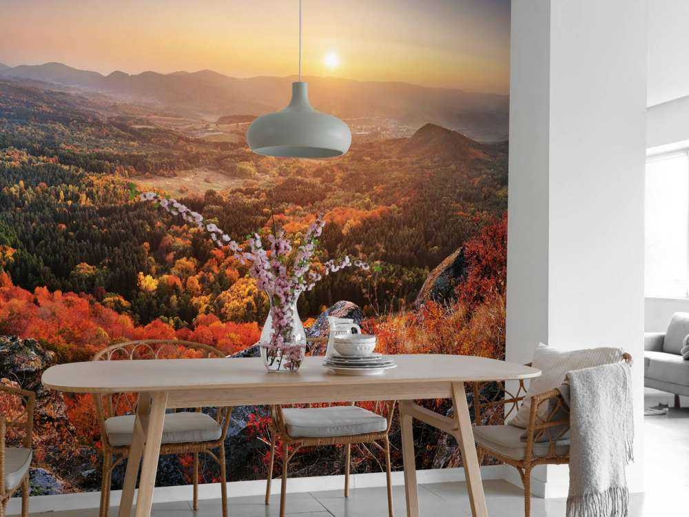 Autumn landscape in mountains