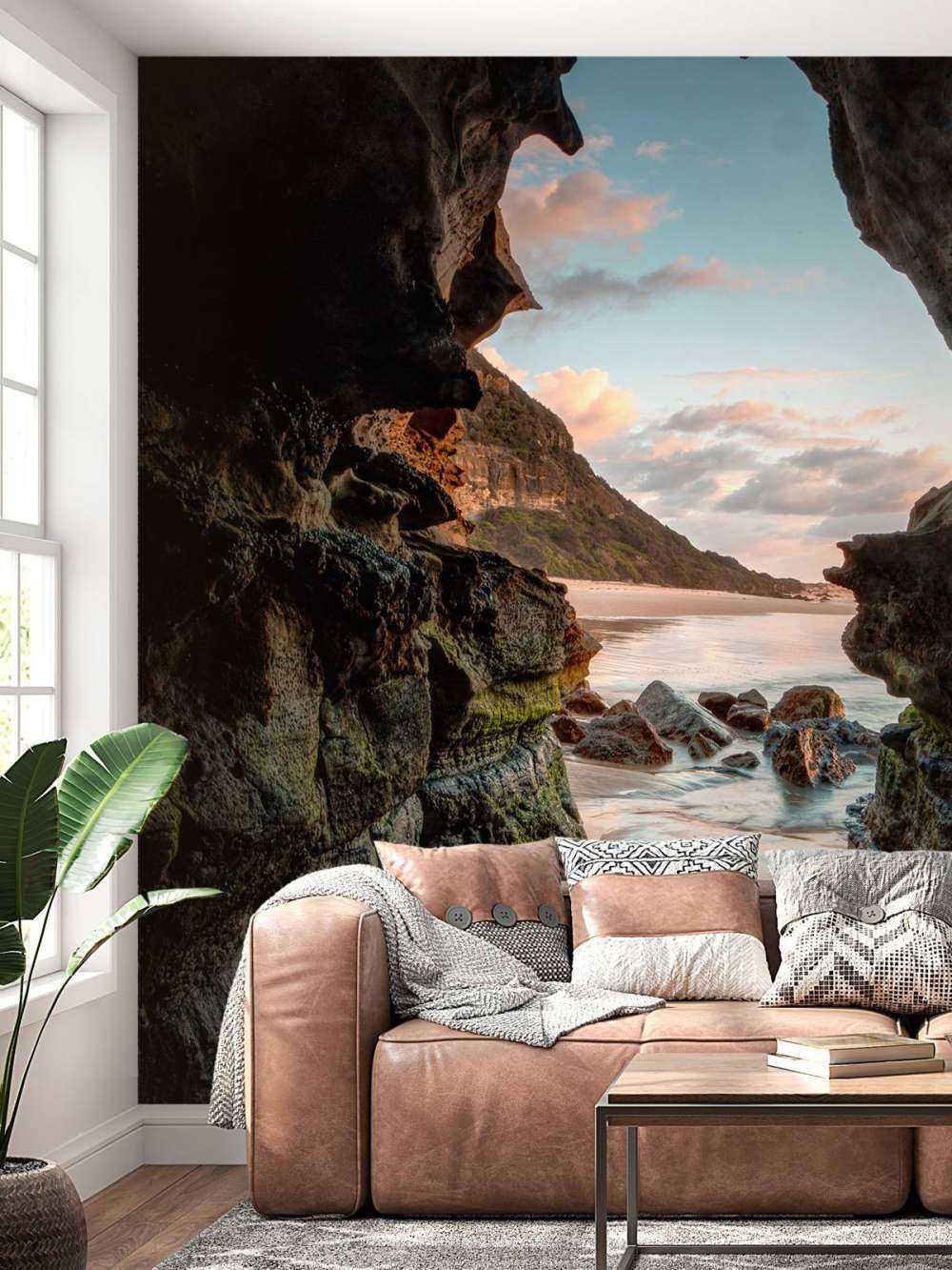 Sea between the rocks