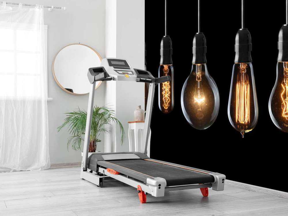 Lamps on a black background