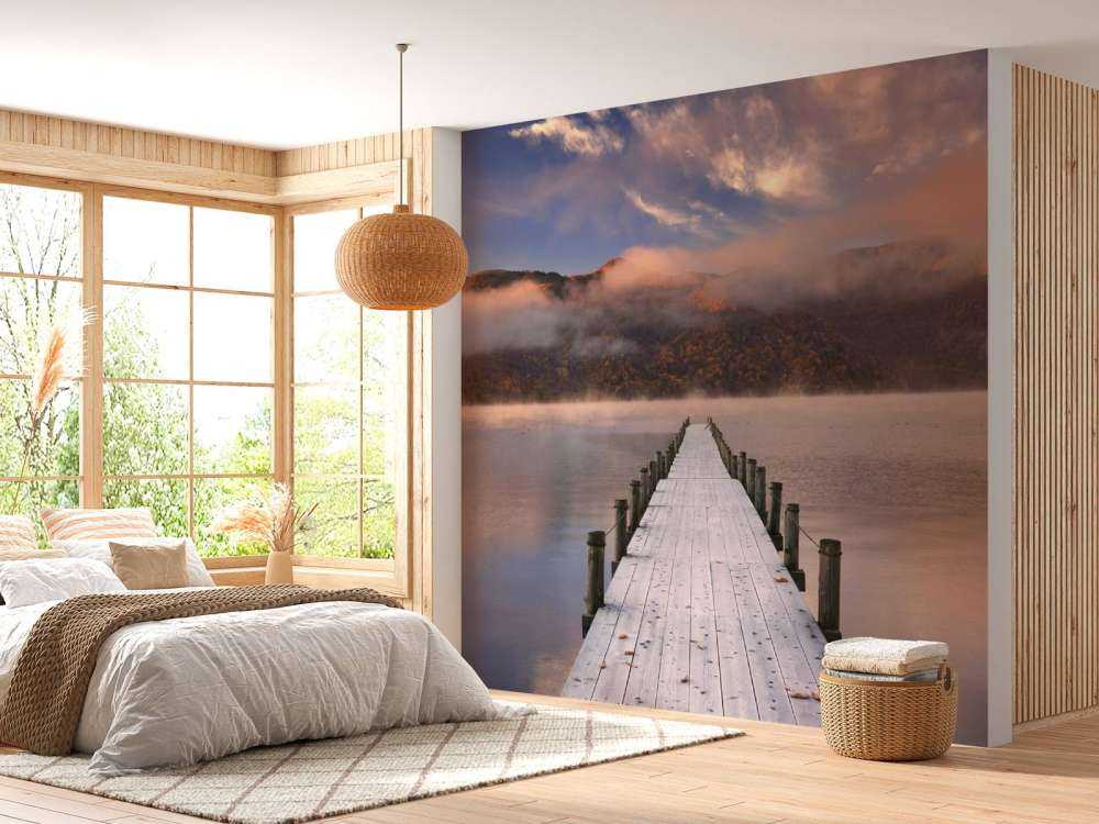 Scaffolding at sunrise