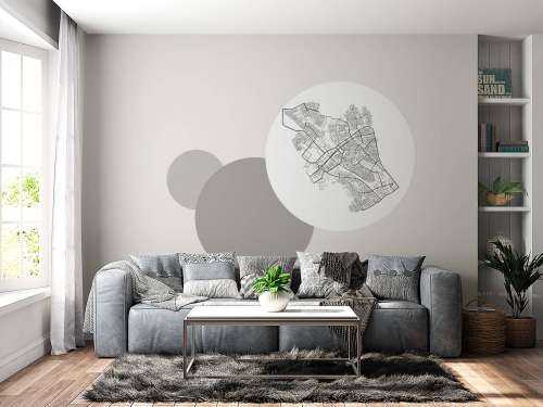 Map of Zwolle, white