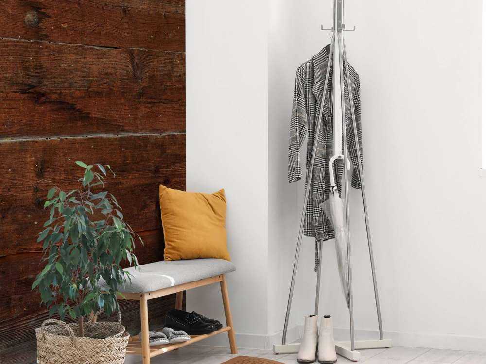 Various boards of dark wood