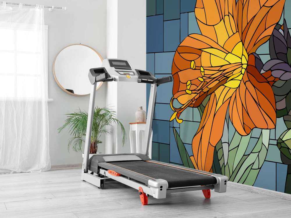 Colourful orange flower