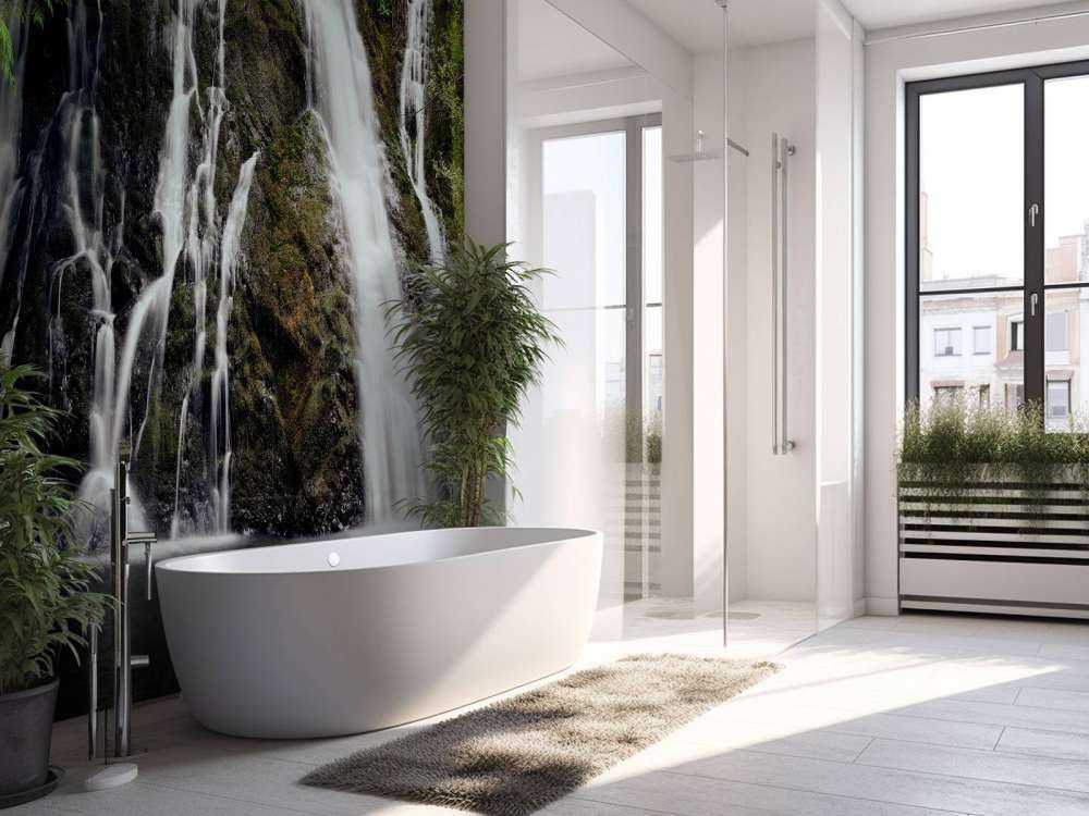 Waterfall with 4 streams