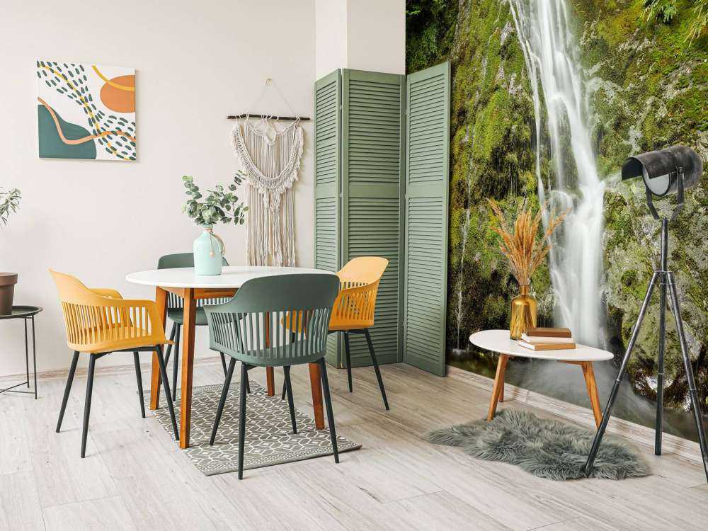 Waterfall with beautiful greenery