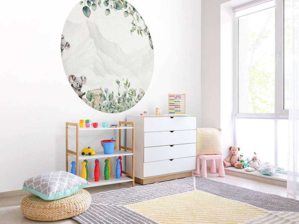 Koala landscape in color