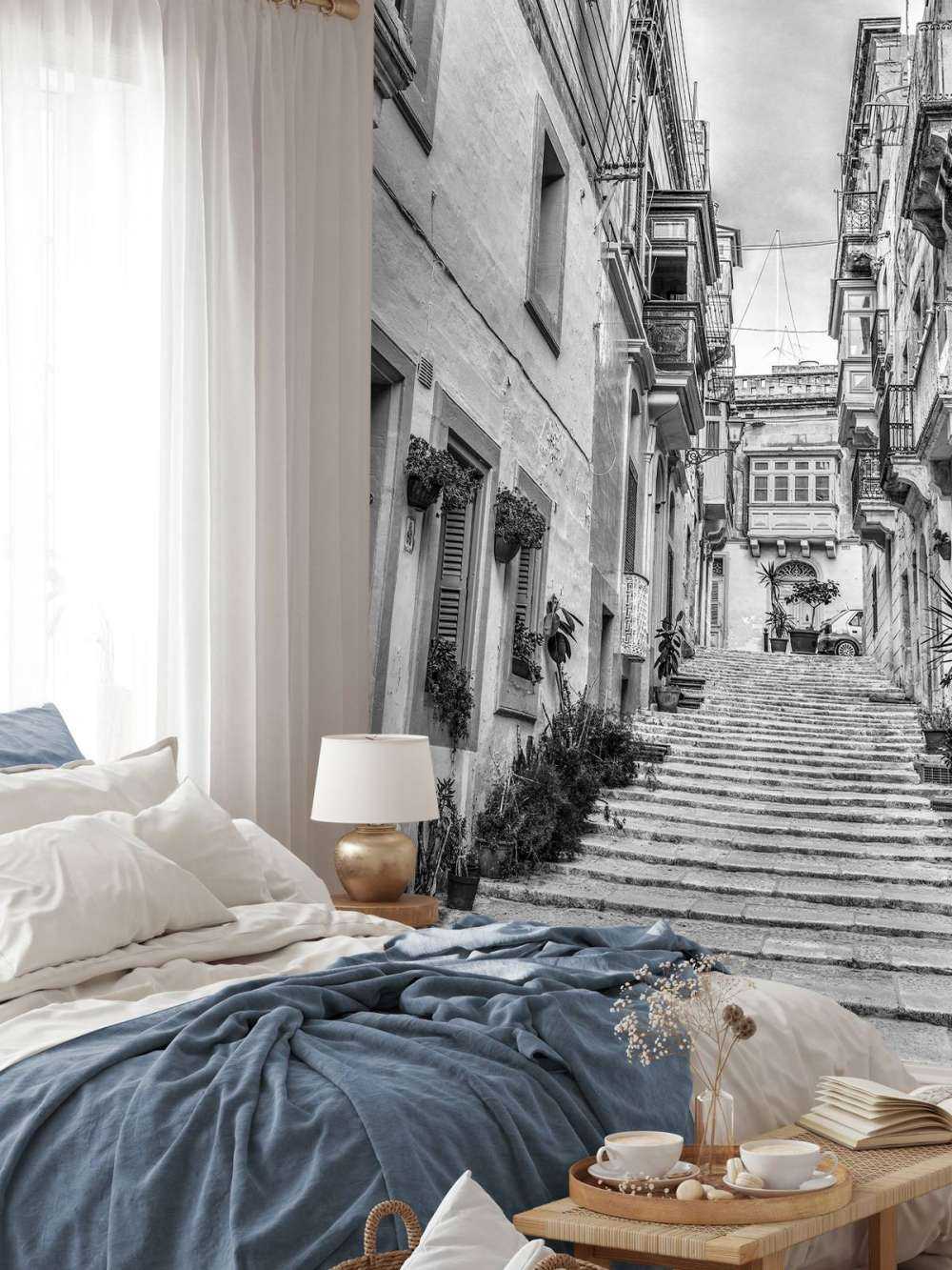 Narrow stairs in Malta