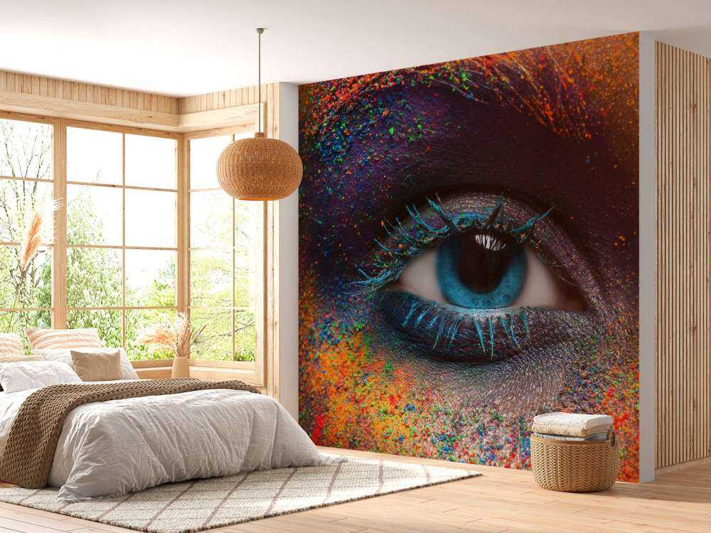 Colourful eye