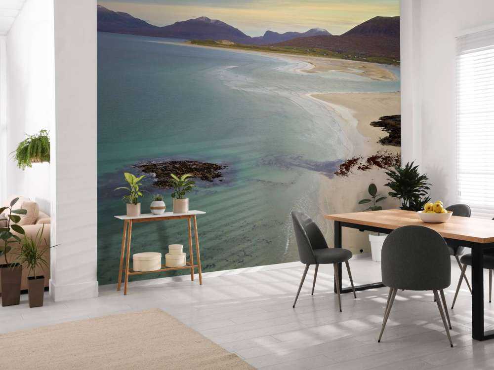 Sea and mountains along the coastline