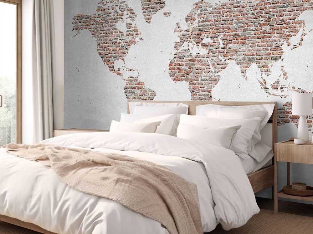 World map stones