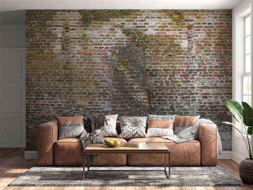 Weathered city wall