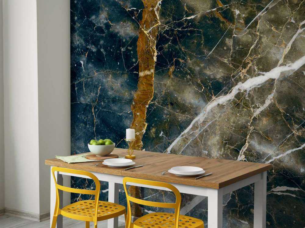 Marble with clouds structure