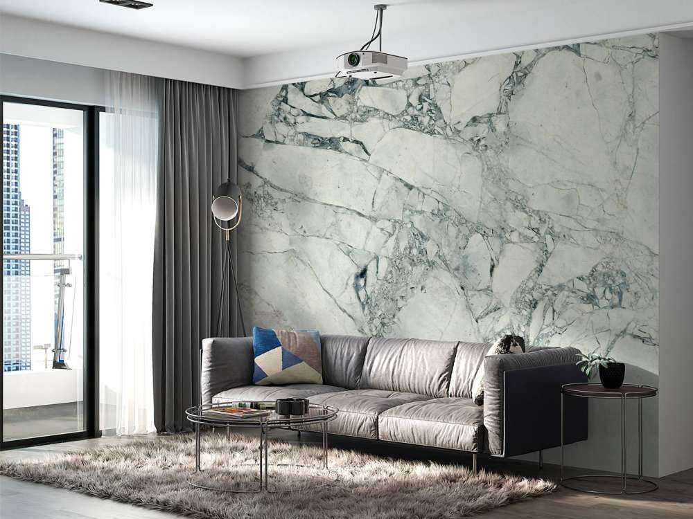 Textured grey marble