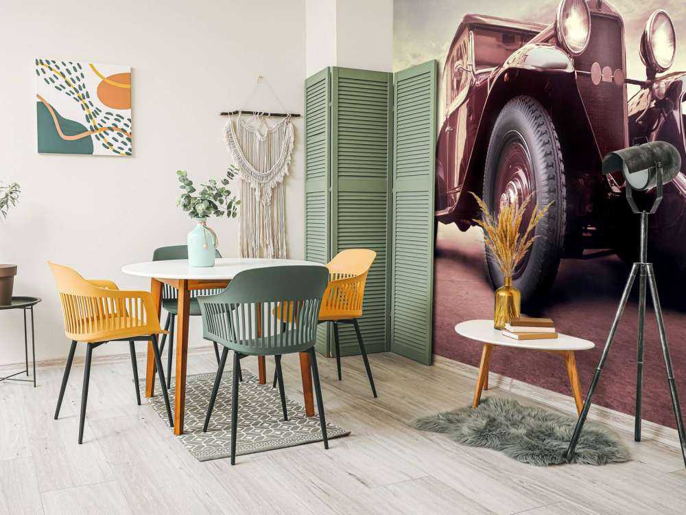 Oldtimer in perspective