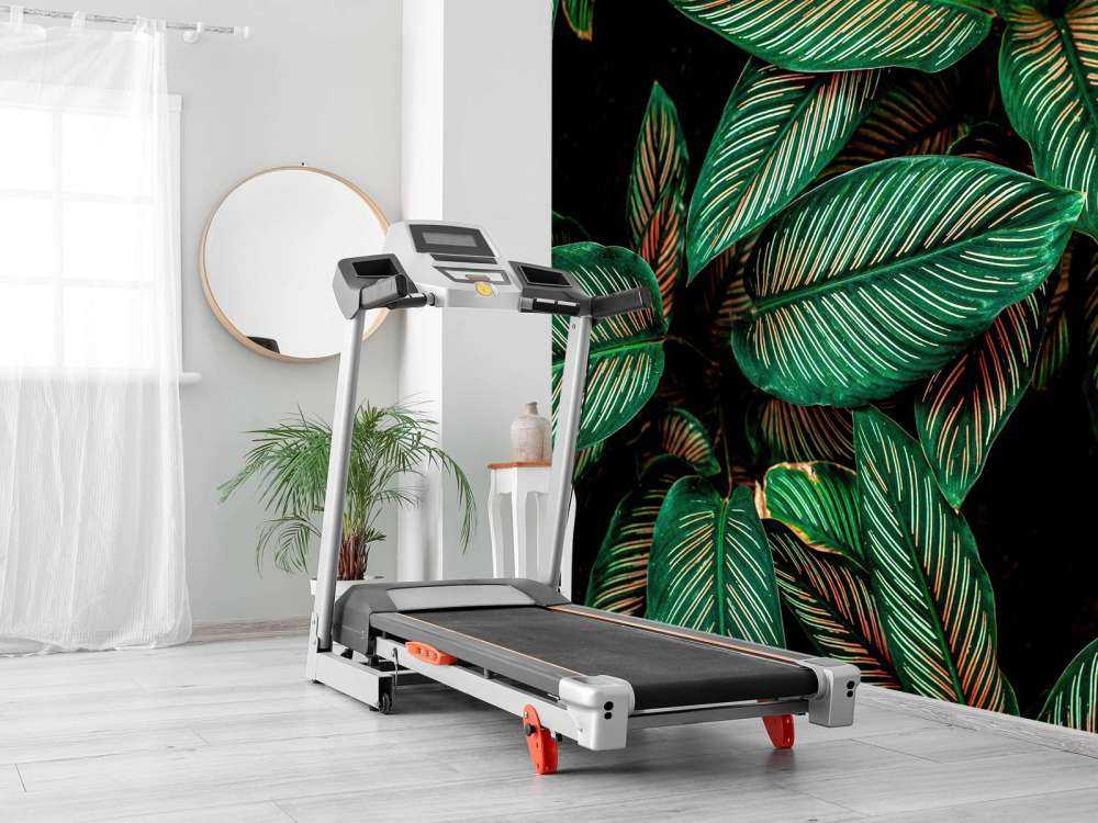 Abstract green leaves