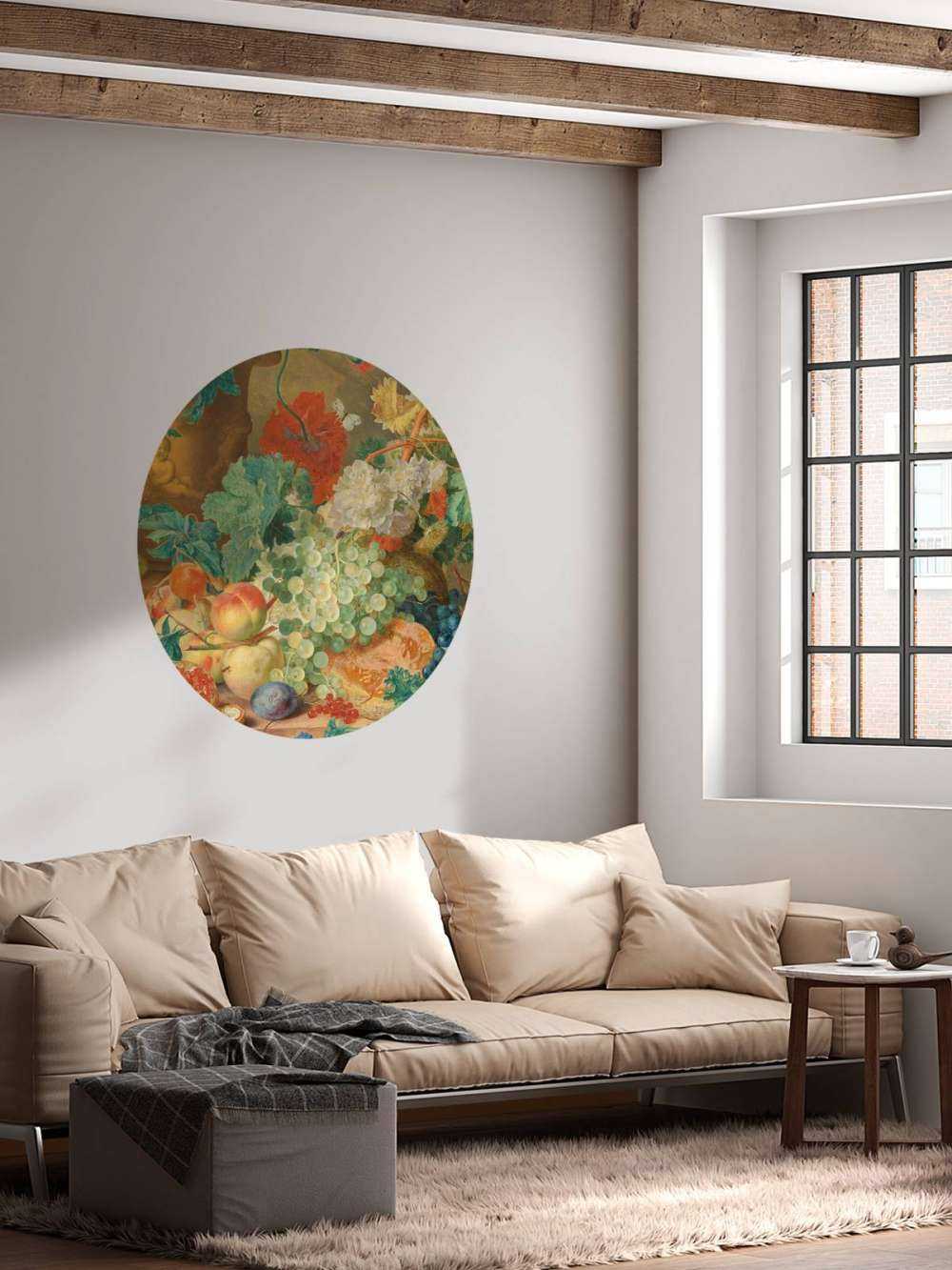 Still life with flowers and fruit, Jan van Huysum