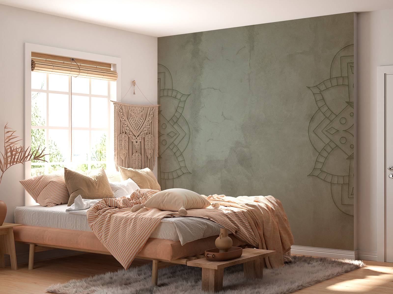 Green Weathered Mandala