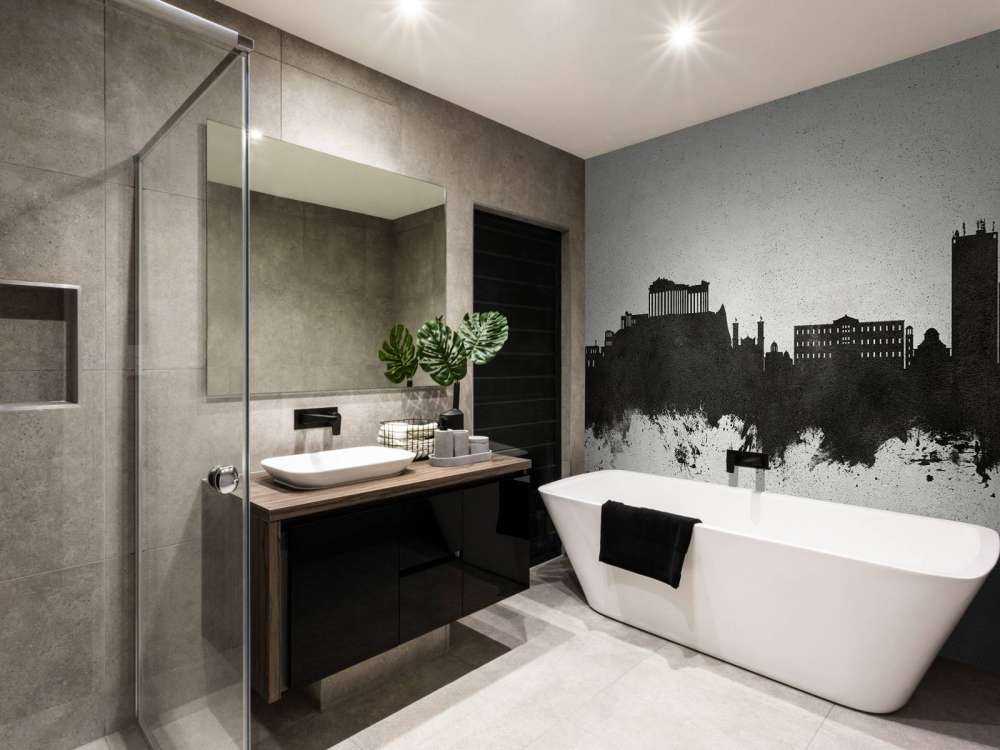 Watercolor skyline, Athens