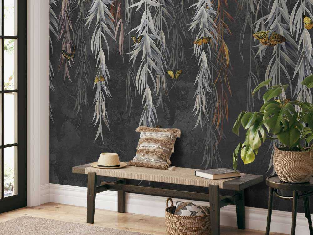 Branches with butterflies