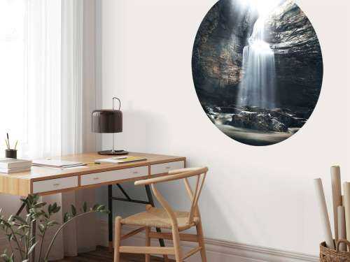 Cave with waterfall