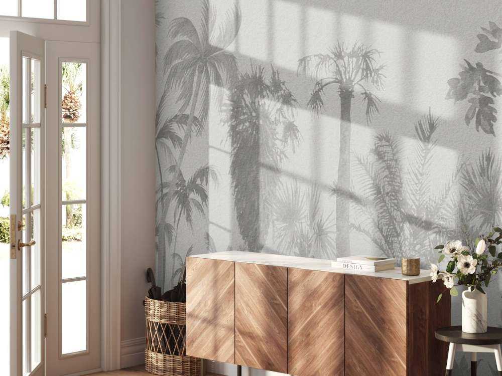 Jungle in shades of grey