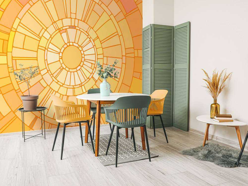 Sunbeams mosaic
