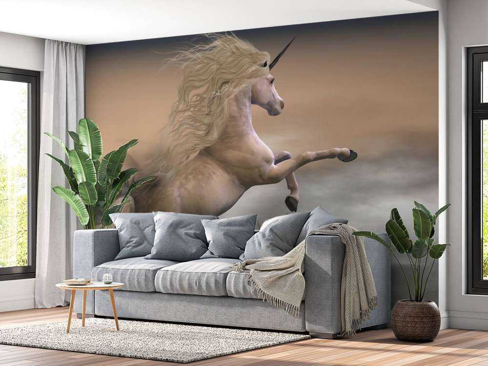 Rearing unicorn