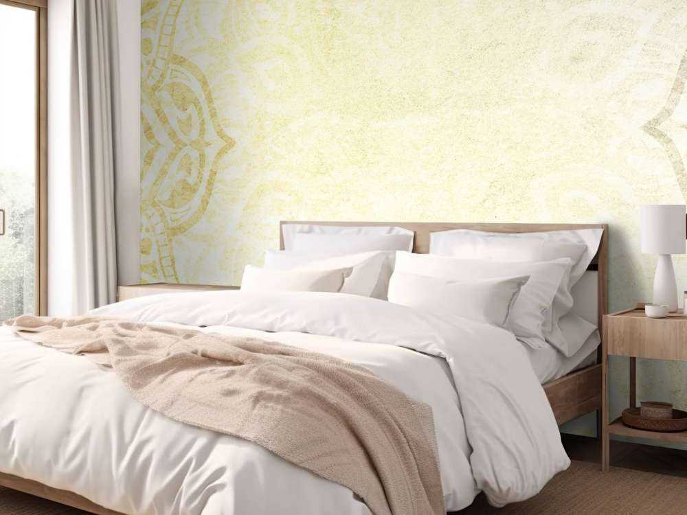 Yellow and grey mandalas