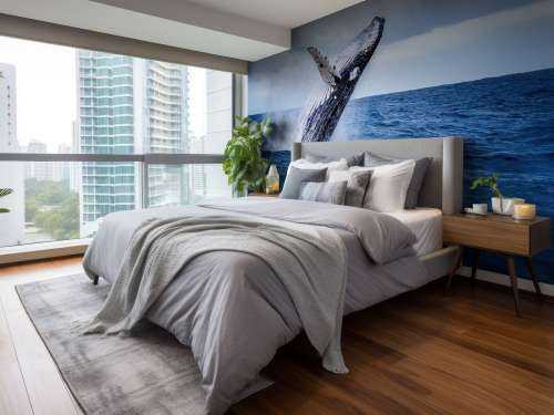 Jumping whale