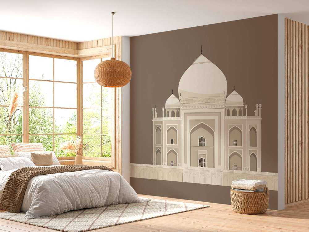 Illustratie van Taj Mahal