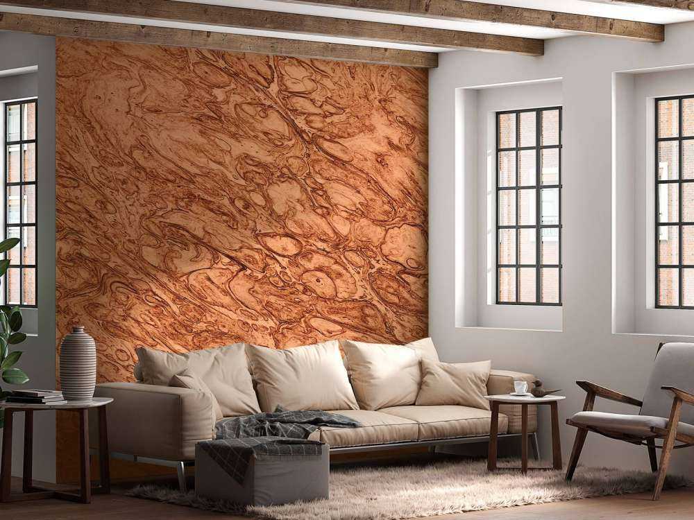 Molten copper background